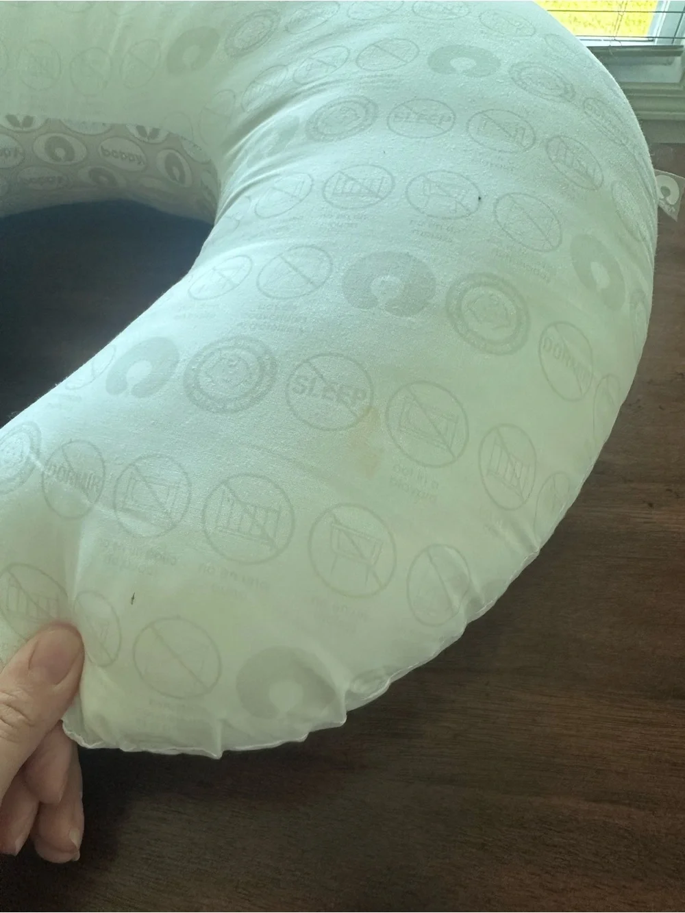 Boppy White Nursing Support Pillow